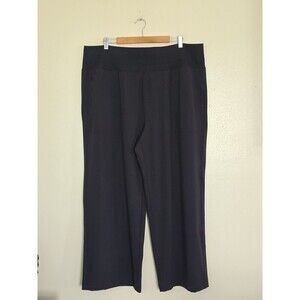 Athleta Venice Wide Leg Pant  Womens Size 2X Plus Black